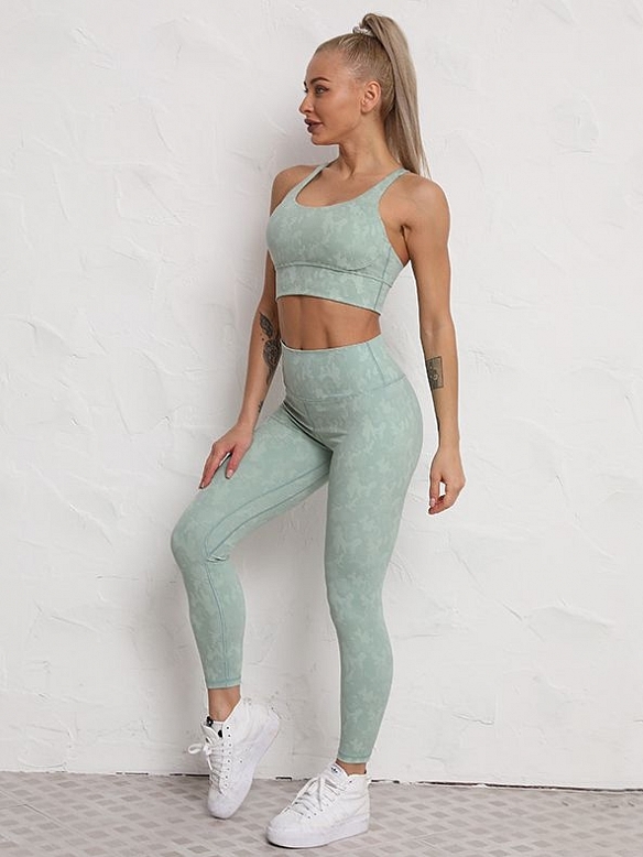 Sports breathable yoga two-piece set ST287