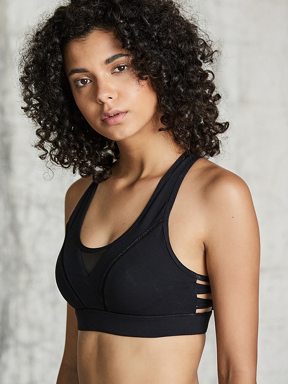 Damen Sport Bustier mit Gepolstert FT099