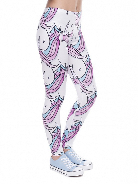 Damen Gemusterte Leggings Sporthose HS285