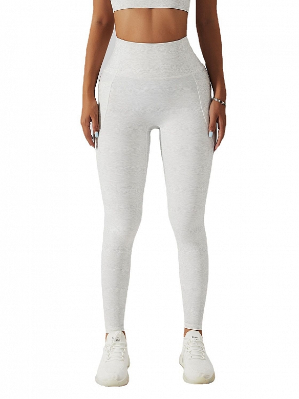 Stretch-Sporthose mit hoher Taille HS845