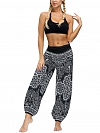 Damen Gemusterte Haremshose Yogahose für Sommer HS509