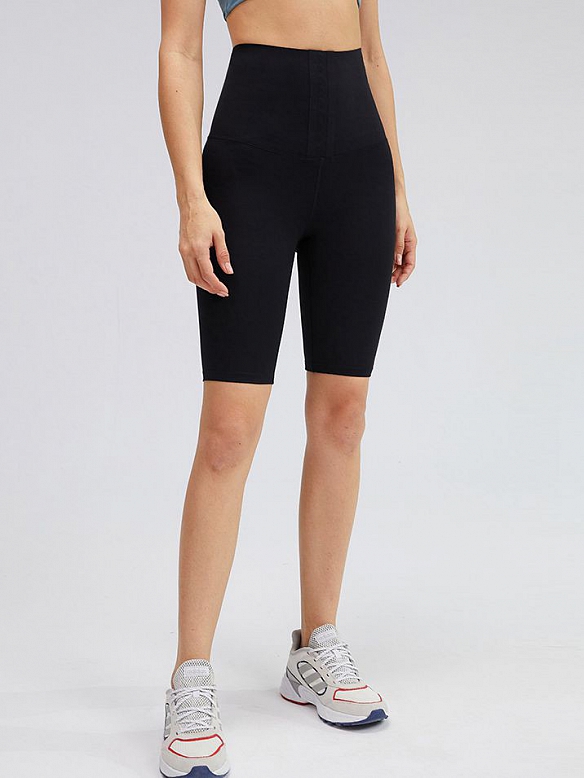 Damen 1/2, Shorts Leggings mit Haken-Reihen HS501