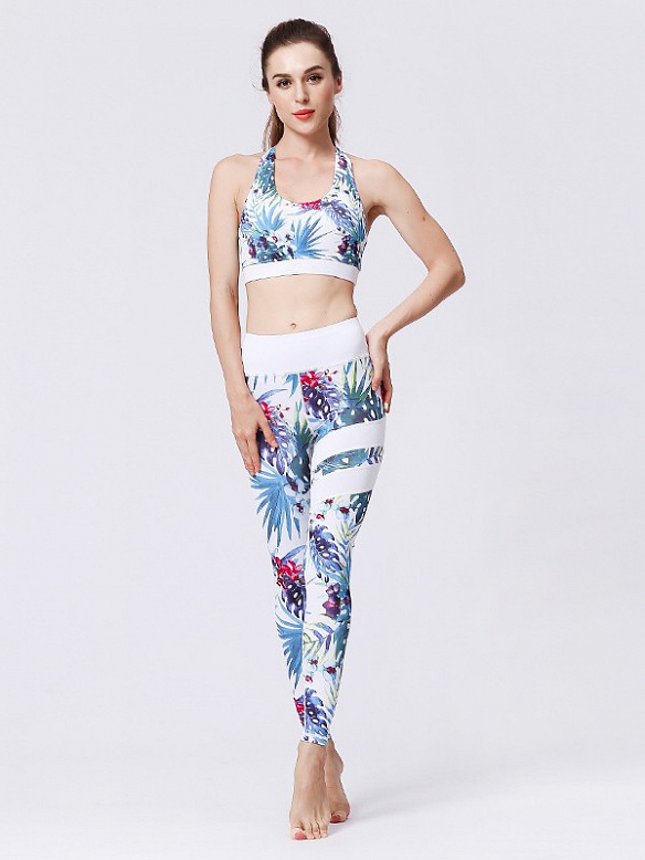 Gemustertes Yoga-Set ST019