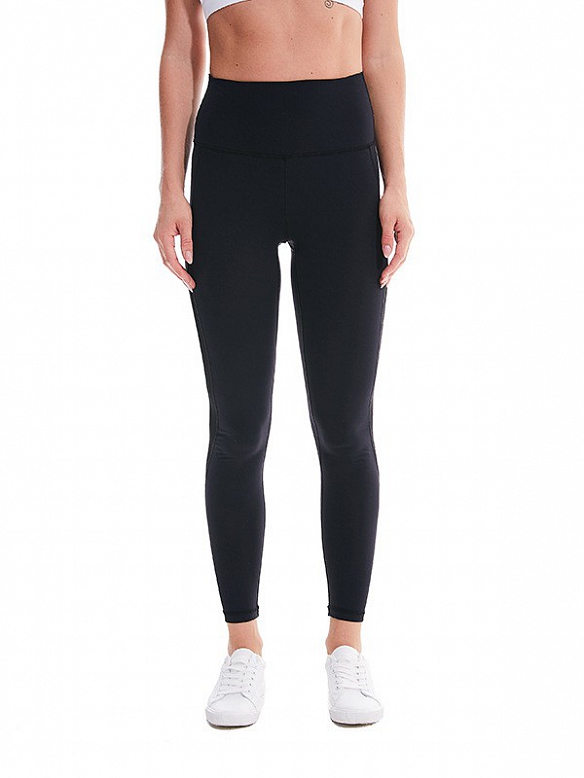 Sport Tights Höhe Taille Yogahose mit Mesh HS173