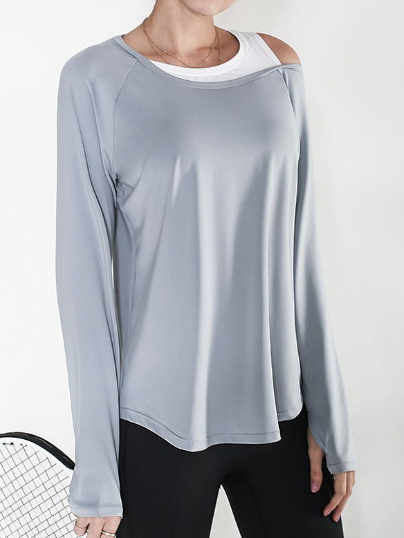 Damen Langärmliges Sport Shirt FT103