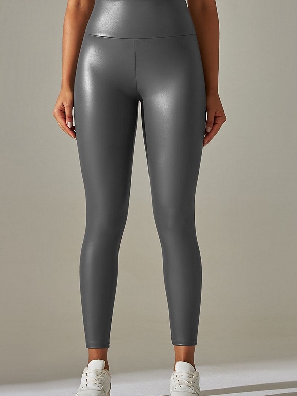 Sexy Lederhose farbige Yogahose HS943