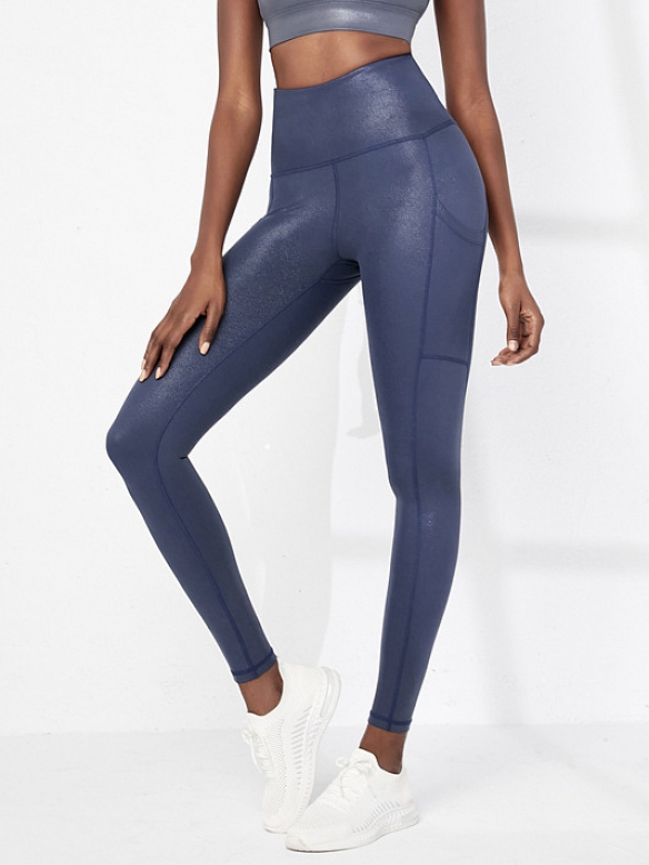 Damen Sport PU Leggings HS636