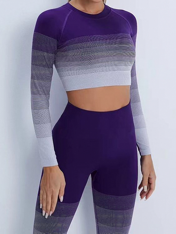 Laufende Yoga-Langarm-Leggings ST256