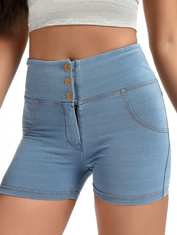 Sport Stretch Yoga-Hose Zip Pfirsich Hose HS958