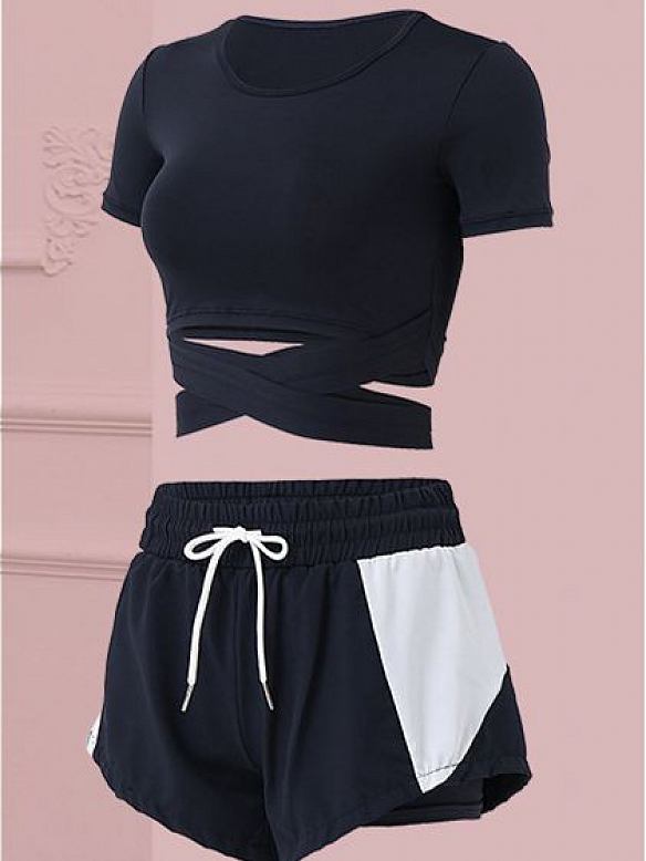 Damen Yoga Kleidung Anzug Set Trainingsanzug ST097