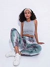 Damen Tie dye Yogahose mit Taschen HS550