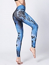 Gemusterte Leggings Fitnesshose HS109