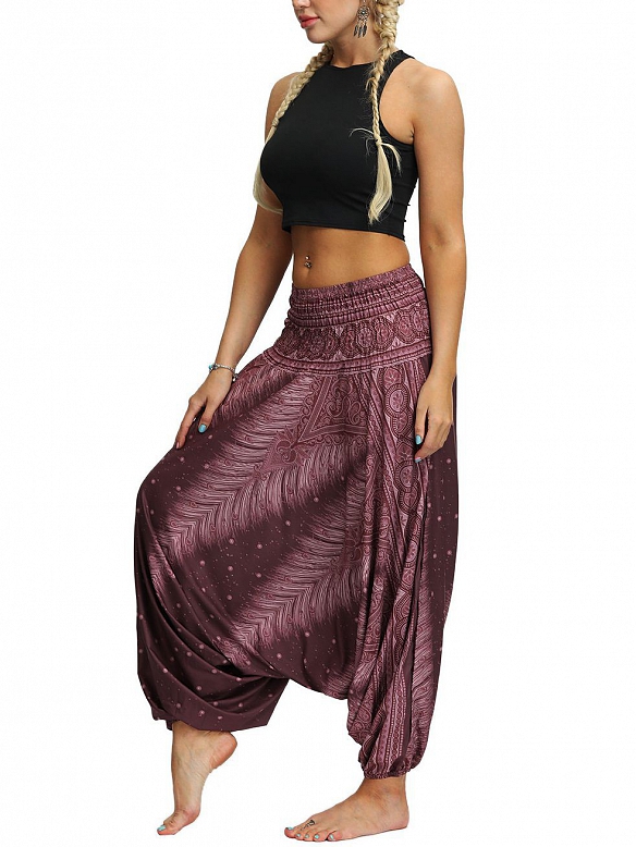 Damen weiche & leichte Haremshose HS510