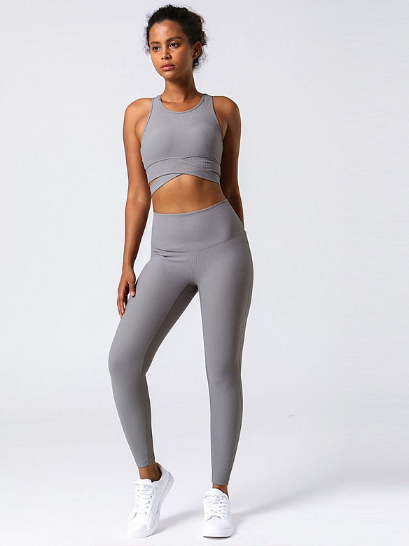 T-Line Free Sports Leggings Seitentaschen Pfirsich Hintern Workout Hosen HS760