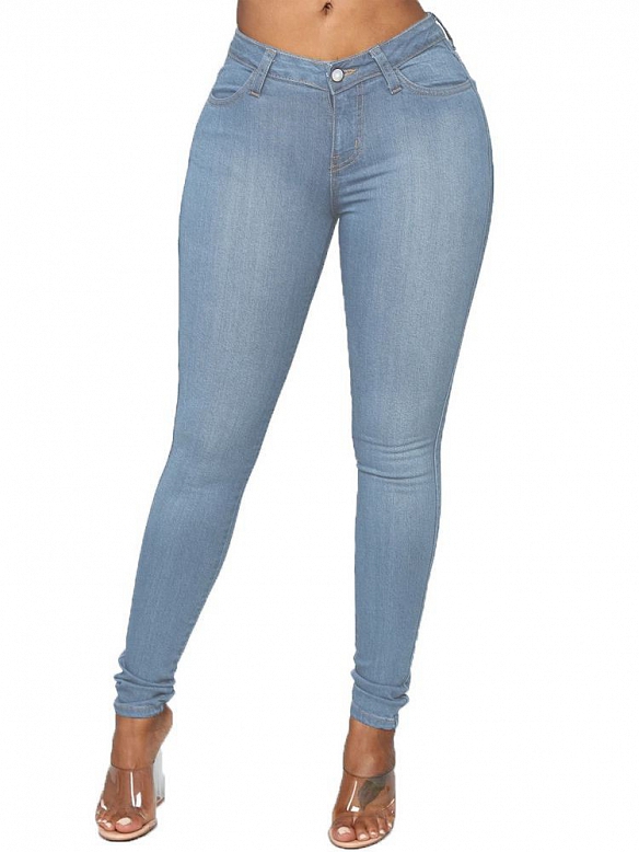 Damen sehr bequeme Jeans-Leggings HS447