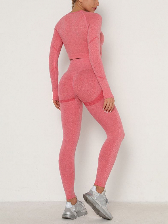 Damen Push Up Trainingsanzug Sportanzug Set ST140