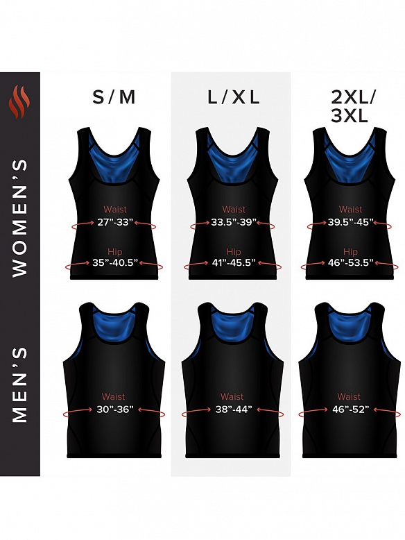 Damen Saunaanzug aus Neopren Sauna Tank Top  FT168