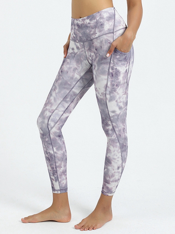 Damen Tie dye Sport Leggings HS558