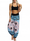 Damen Gemusterte Haremshose Yogahose für Sommer HS509