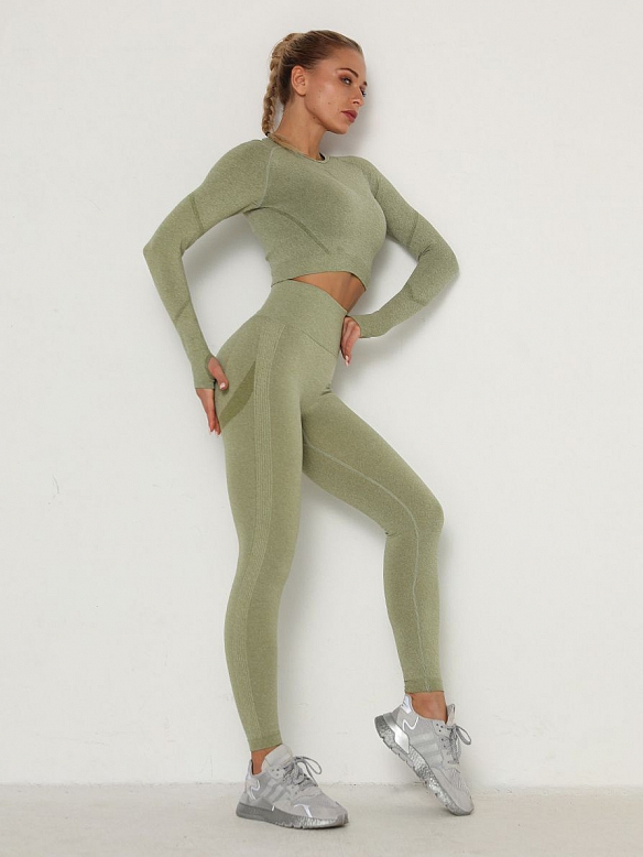 Yoga-Bekleidungssets absorbieren Schweiß und heben die Hüften  ST230