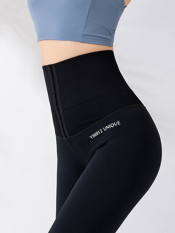 DAMEN LEGGINGS SPORTHOSE mit Reißverschluss HS374