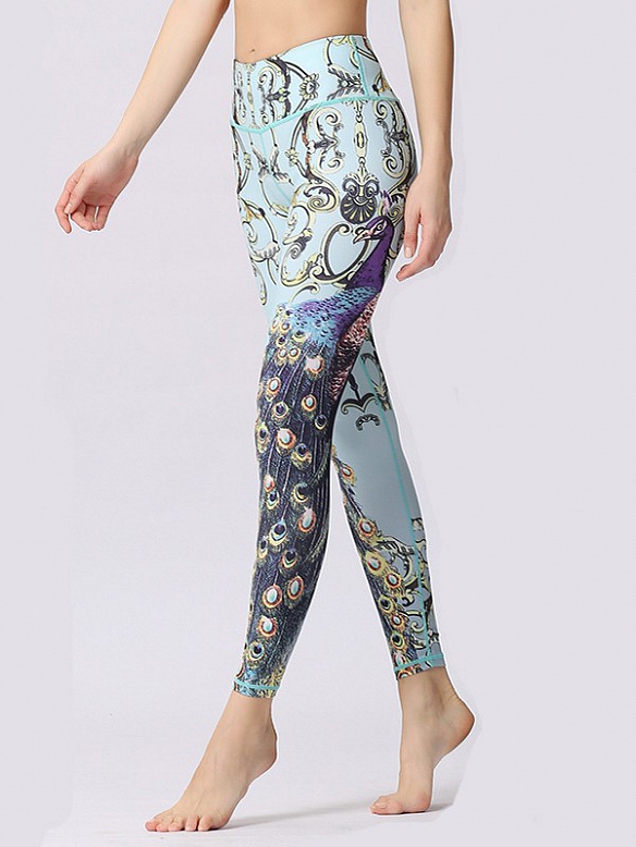 Gemustert Yogahose Damen Leggings HS021