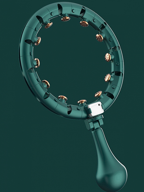 UPGRADE Intelligent Einstellbar Hula mit Massagenoppen AS027