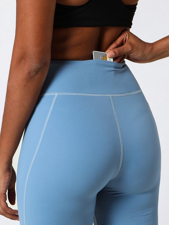 Neu Nackte Yogahose mit hoher Taille HS722