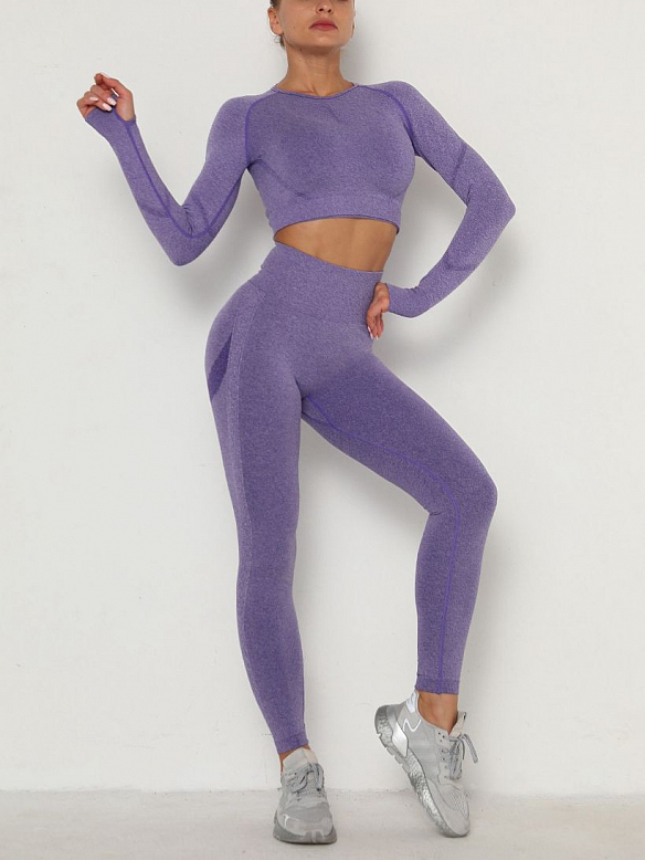 Damen Push Up Trainingsanzug Sportanzug Set ST140