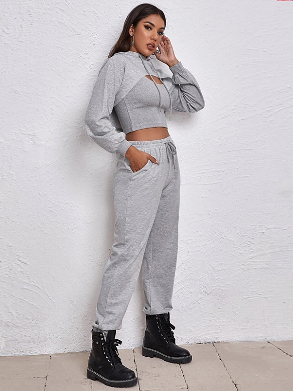 Damen Jogginganzug 3-er Set  ST186