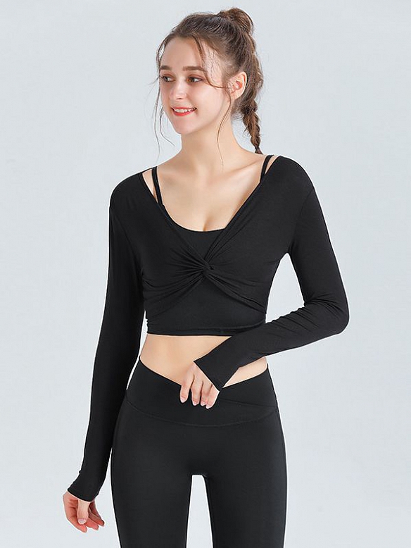 Fitness Crossover Yoga-Top für Frauen FT271