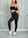 Damen Sexy Leopard Drucken Trainingsanzug Set ST138