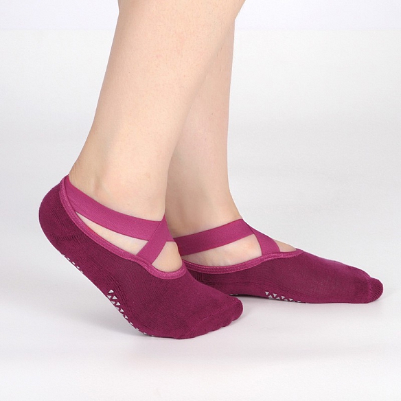 Damen Anti Rutsch Yoga Socken AS009