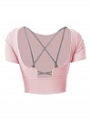 Damen Yoga Fitness T-Shirt Crop Top FT144