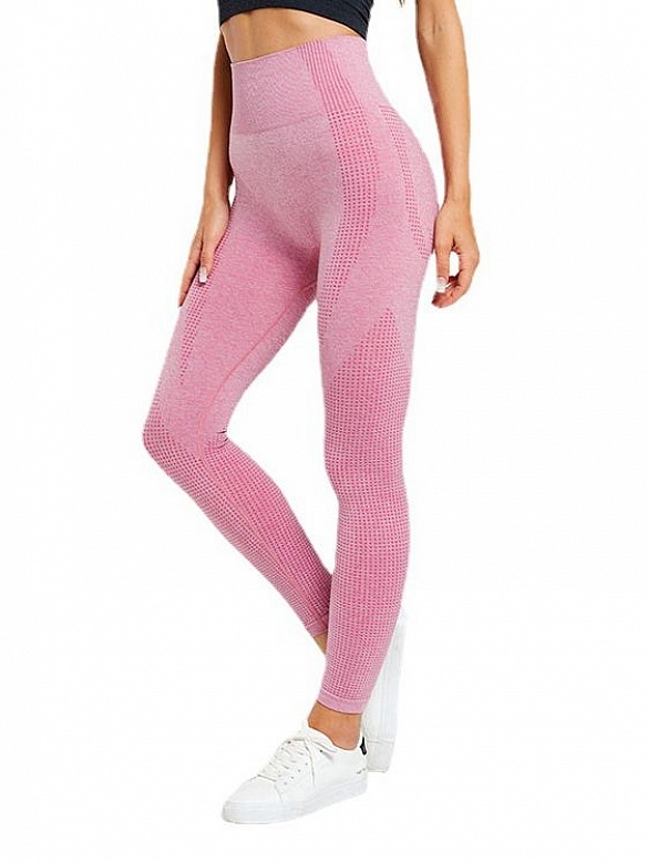 Gepunktete nahtlose Yoga-Hose HS864