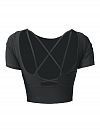 Damen Yoga Fitness T-Shirt Crop Top FT144
