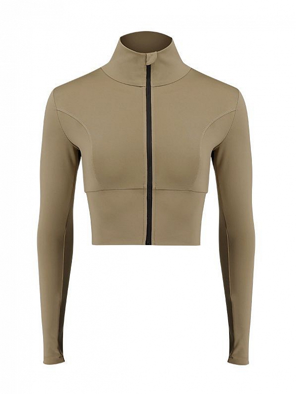 Damen Langarm Sporttop Sportshirt FT207