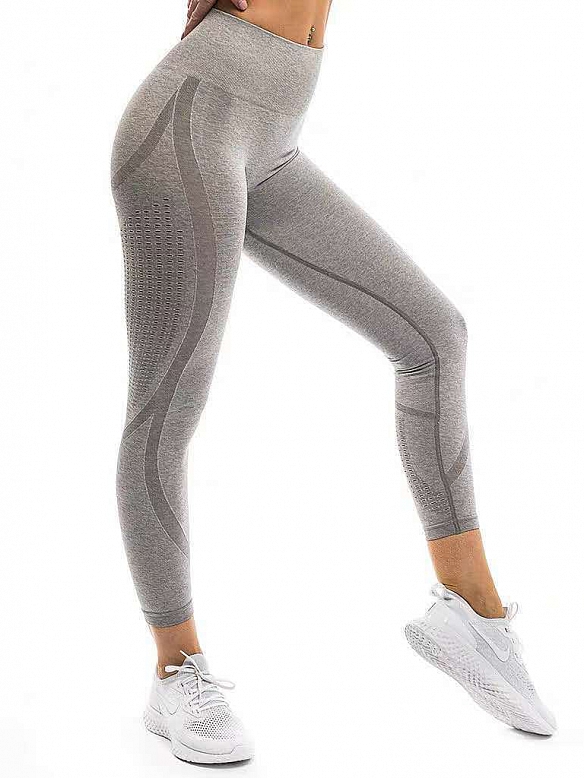 Sexy hohle Yogahose mit hoher Taille für Frauen HS625
