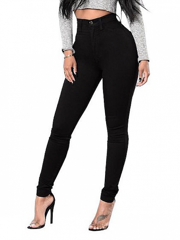 Damen sehr bequeme Jeans-Leggings HS516