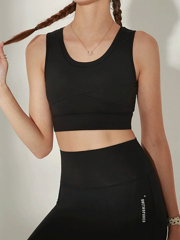 Damen Sport BH Sport Bra Top FT095