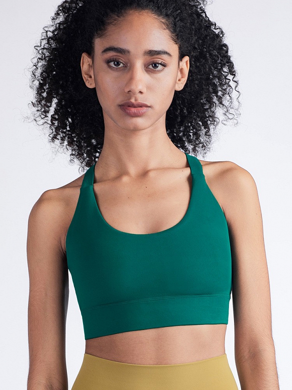 Damen Sport BH  Damen Bustier mit Gepolstert FT032