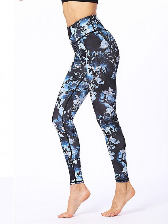 Damen Sport Leggins Höhe Taille Yogahose HS038