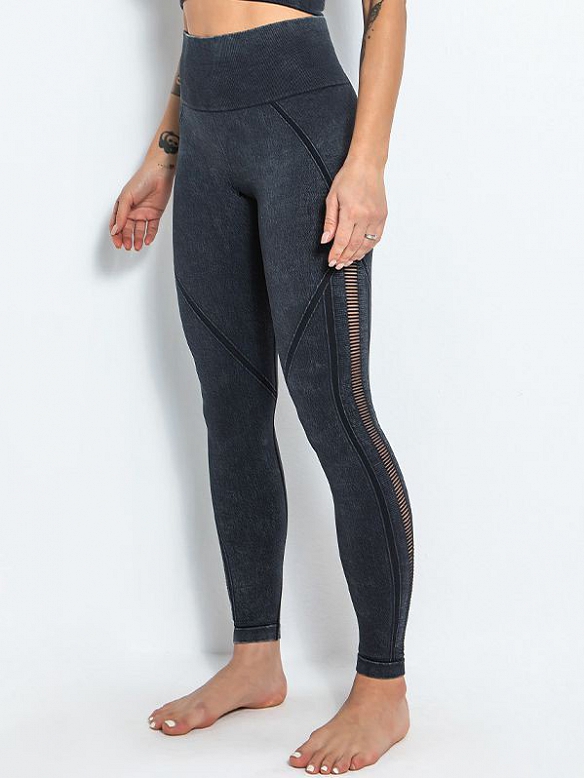 Damen Sport Leggings mit Mesh HS484