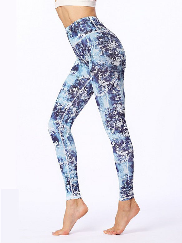 Damen Sport Leggins Höhe Taille Yogahose HS039