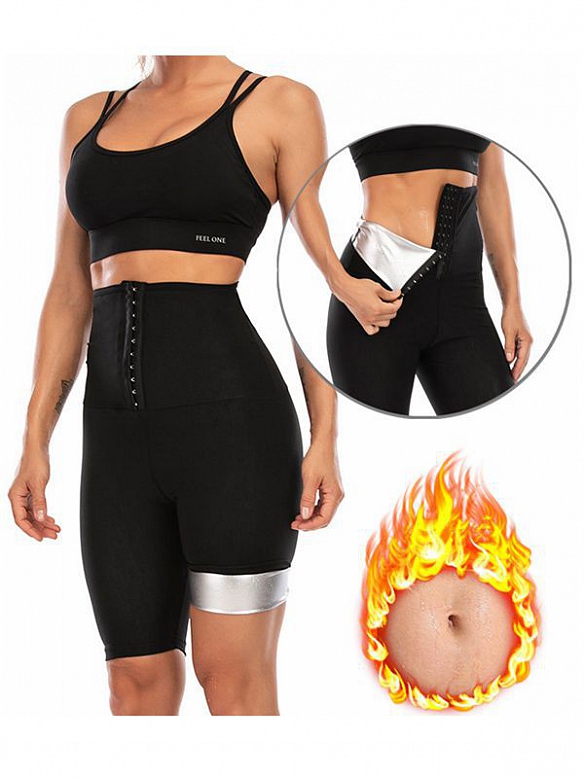 Damen Saunahose  mit Haken-Reihen HS474