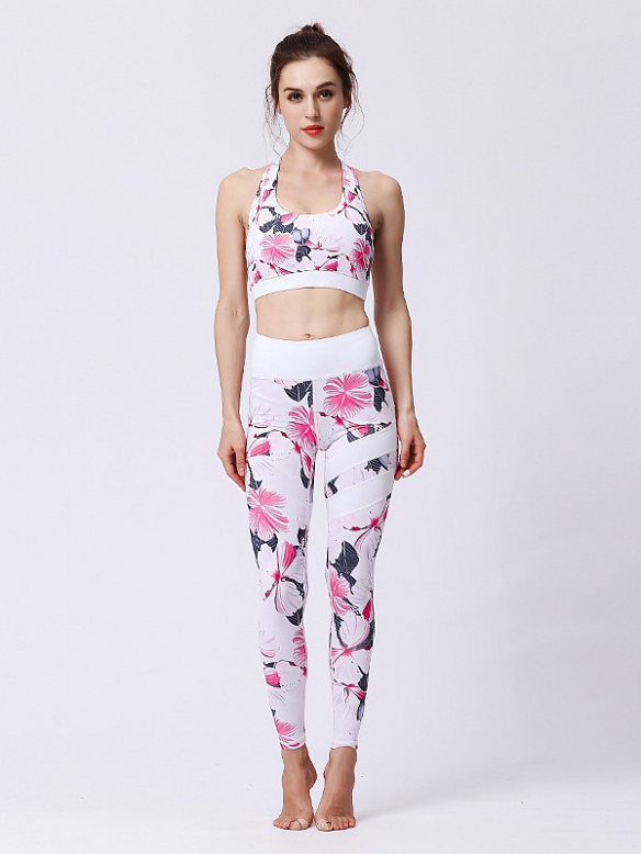 Gemustertes Yoga-Set ST027