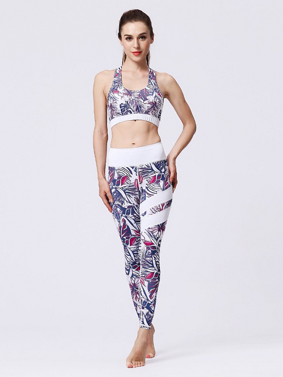 Gemustertes Yoga-Set ST029