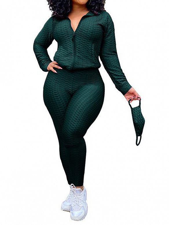 Damen 3er-Set Activewear Set mit Mundschutz  ST155