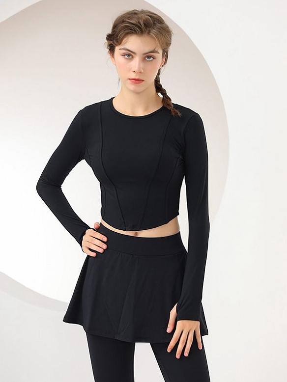 Kurzarm-Knopf-Top-Shirt FT310