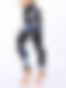 Damen Sport Leggins Höhe Taille Yogahose HS035